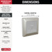 Delta Universal Showering Components 5CN Square Exterior Steam Control