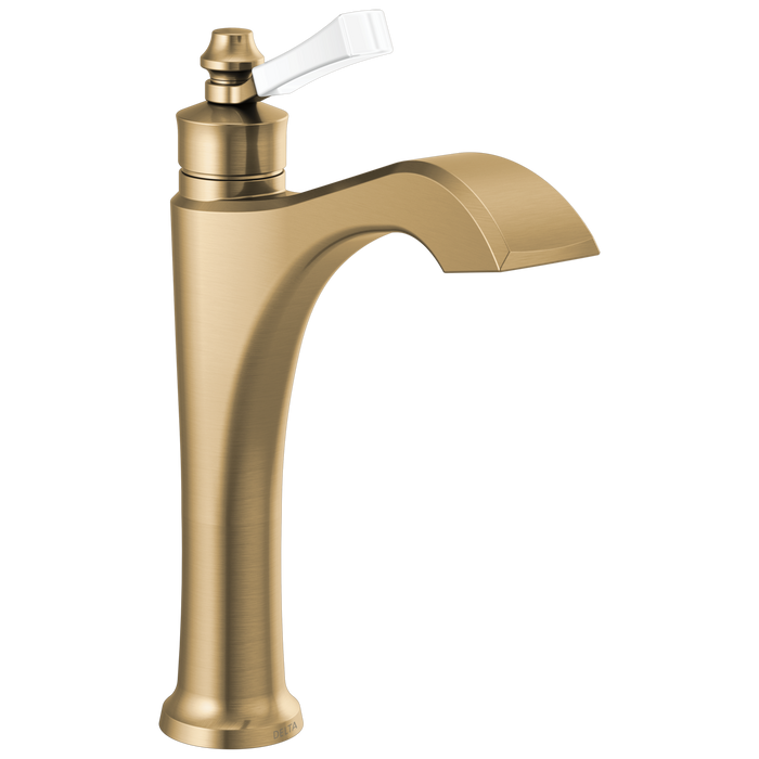 Single Handle Mid-Height Vessel Bathroom Faucet