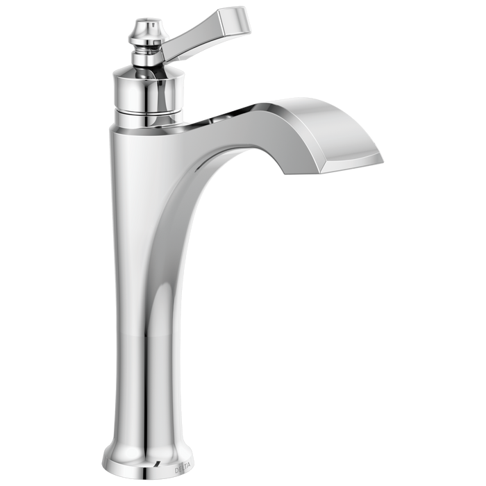 Single Handle Mid-Height Vessel Bathroom Faucet