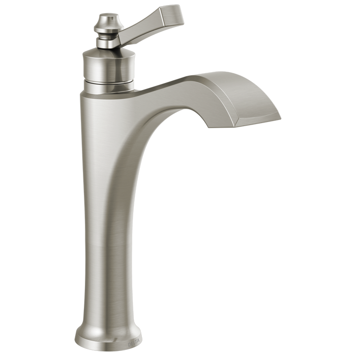 Single Handle Mid-Height Vessel Bathroom Faucet