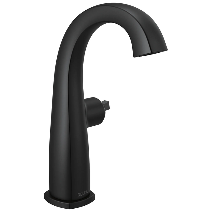 Delta Stryke: Single Handle Mid-Height Bathroom Faucet - Less Handle