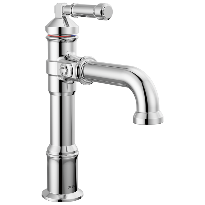 Delta Broderick 684 Single Handle Bathroom Faucet, lumicoat chrome