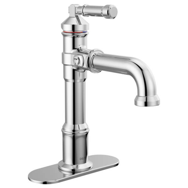 Delta Broderick 684 Single Handle Bathroom Faucet, lumicoat chrome - view 2