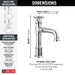 Delta Broderick 687 Single Handle Bathroom Faucet, lumicoat chrome - view 4
