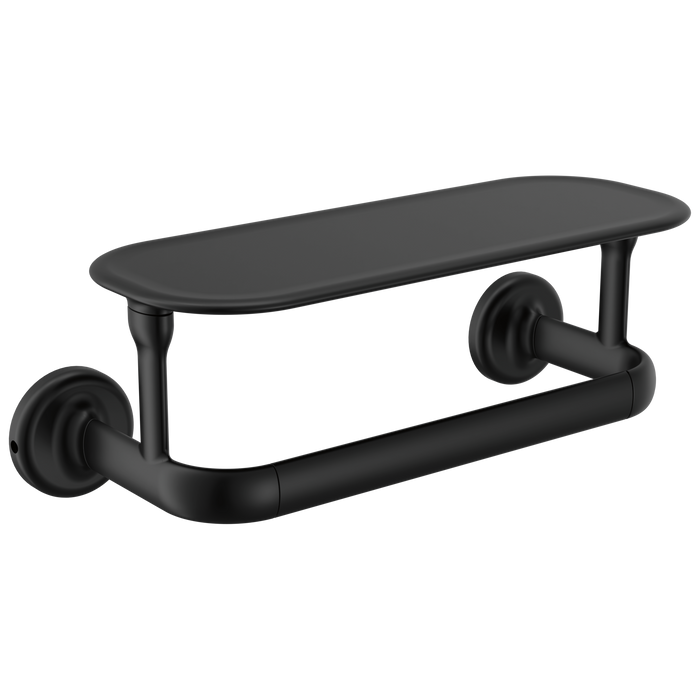 Delta Bonacci 74508 8" Towel Bar with Shelf