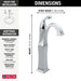 Delta Dryden 751 Single Handle Vessel Bathroom Faucet