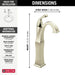 Delta Dryden:751 Single Handle Vessel Bathroom Faucet