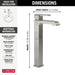Delta Ara:767LF Single Handle Vessel Bathroom Faucet