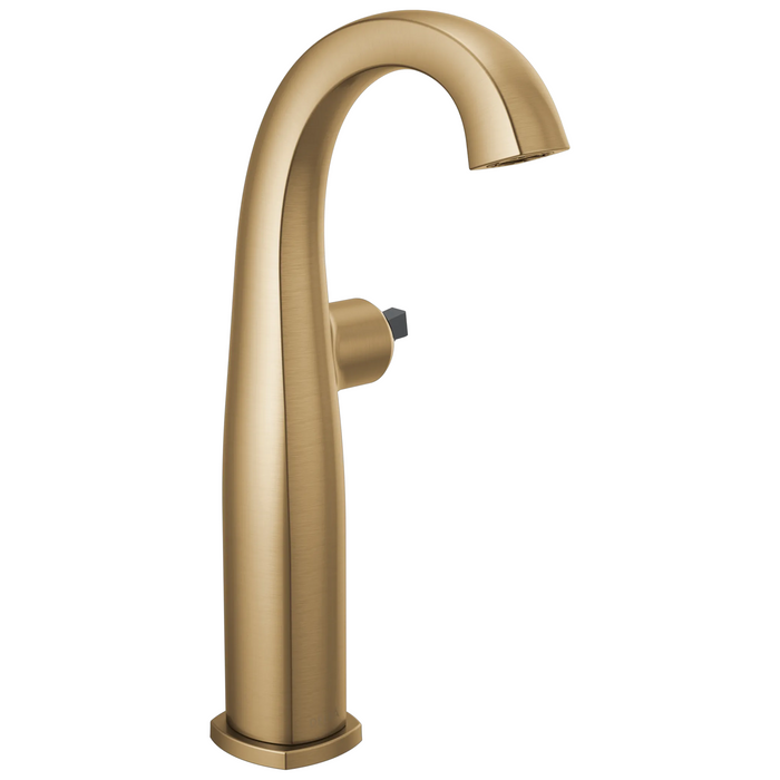 Delta Stryke: Single Handle Vessel Bathroom Faucet - Less Handle