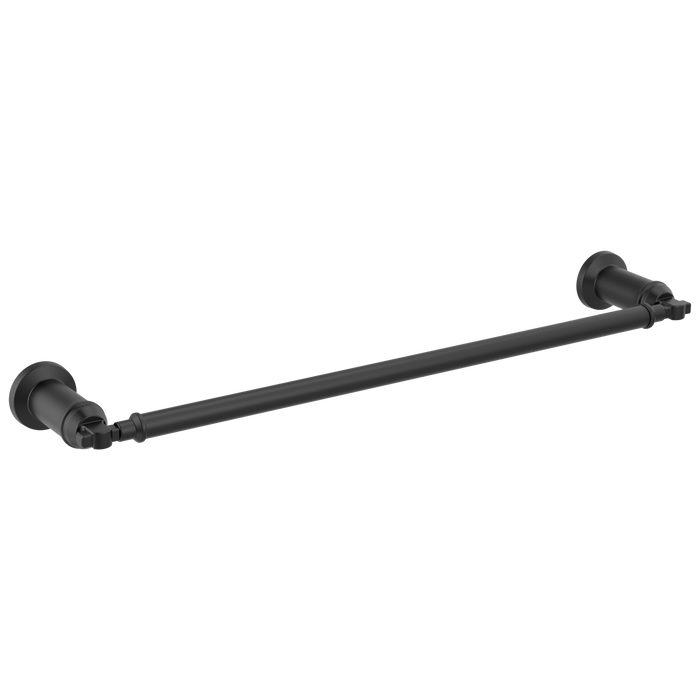 Delta Broderick 78418 18" Towel Bar, Matte Black