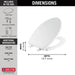Delta Morgan 811903 Elongated Slow-Close Seat