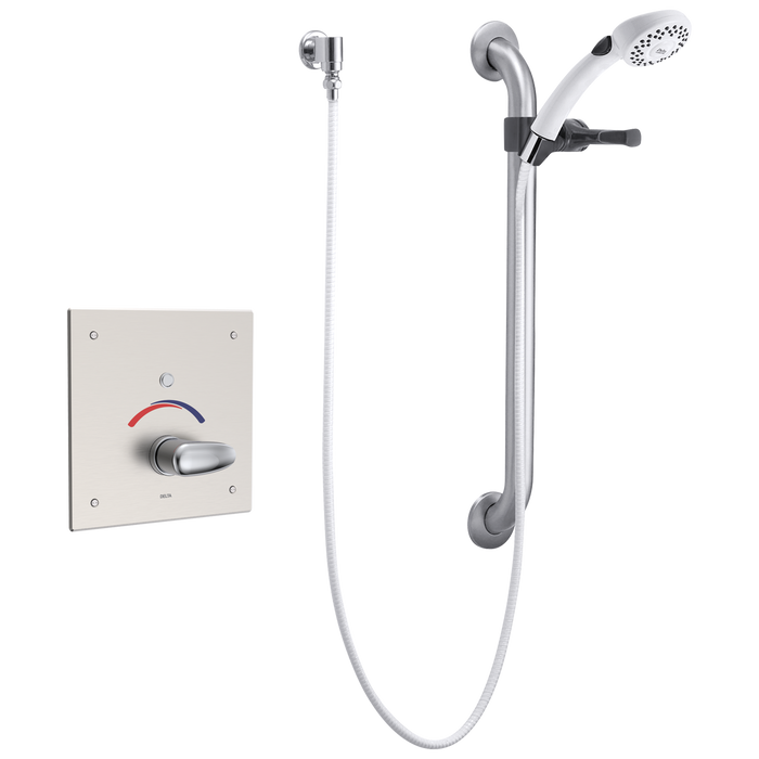 Commercial 860T 860T157 Electronic Shower Trim with Push Button Activator- Hardwire