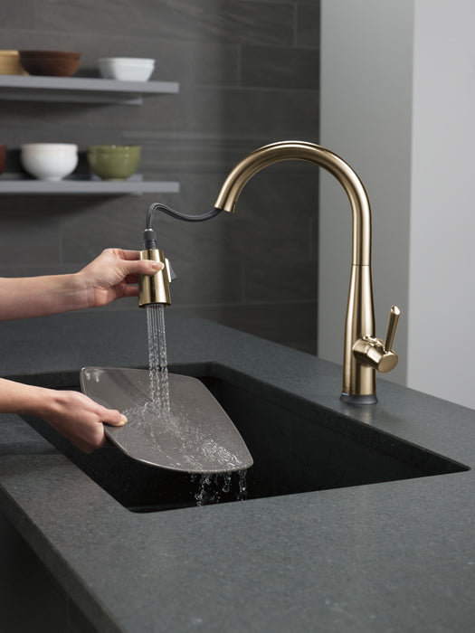 Delta Essa 9113T Single Handle Pull-Down Kitchen Faucet with TouchTouch 2O Technology
