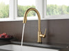 Delta Trinsic:9159T Single Handle Pull-Down Kitchen Faucet with Touch<sub>2</sub>O Technology