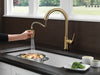 Delta Trinsic:9159T Single Handle Pull-Down Kitchen Faucet with Touch<sub>2</sub>O Technology
