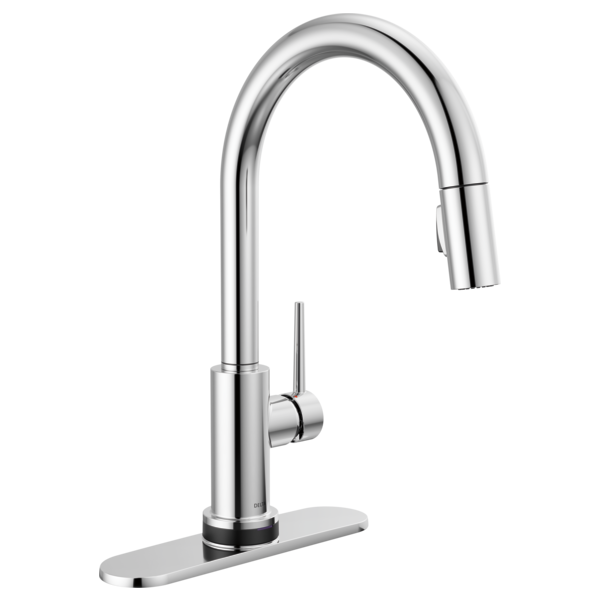 Delta Trinsic:9159T Single Handle Pull-Down Kitchen Faucet with Touch<sub>2</sub>O Technology