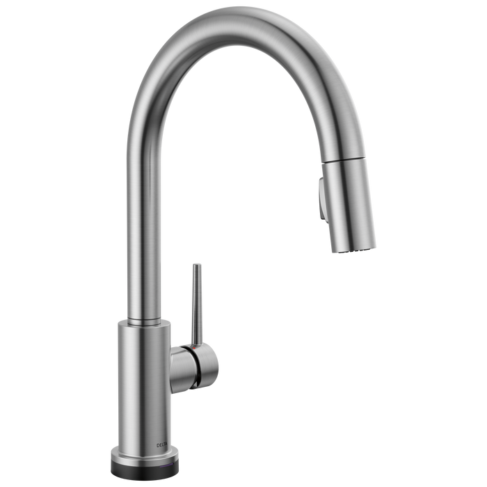 Delta Trinsic 9159TL TouchTouch 2O Technology Kitchen Faucet with Touchless Technology, arctic stainless