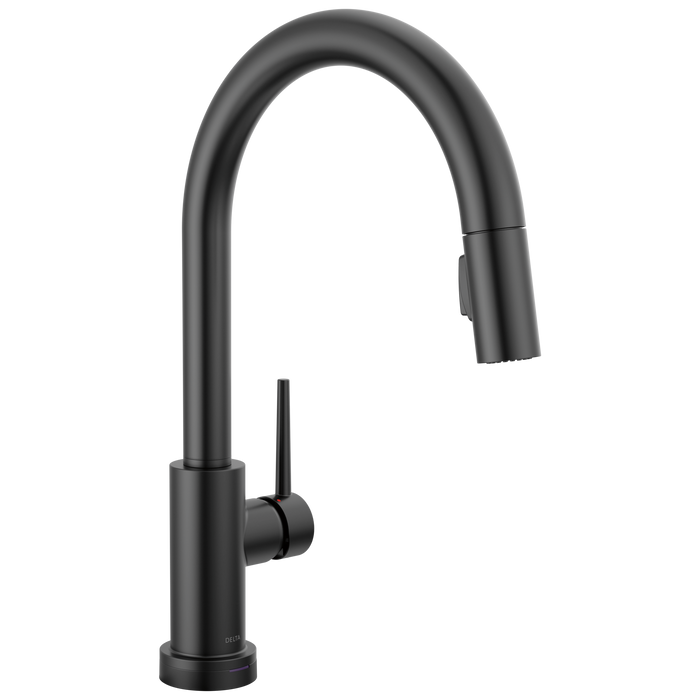 Delta Trinsic 9159TL TouchTouch 2O Technology Kitchen Faucet with Touchless Technology, matte black