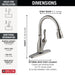 Delta Leland 9178TL TouchTouch 2O Technology Kitchen Faucet with Touchless Technology