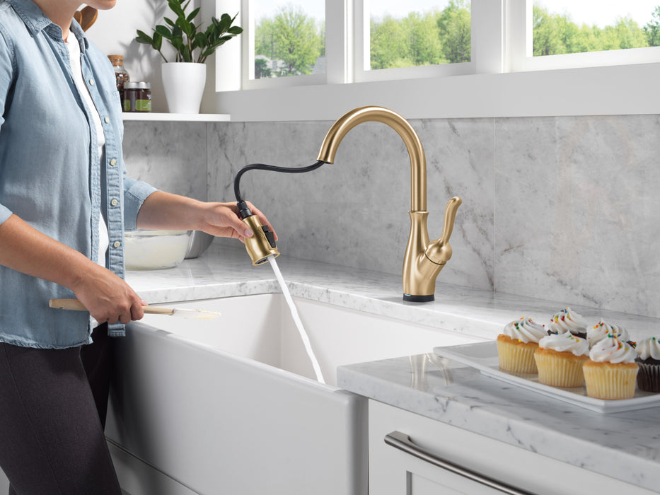 Delta Leland: VoiceIQ Kitchen Faucet with Touch2O with Touchless Technology