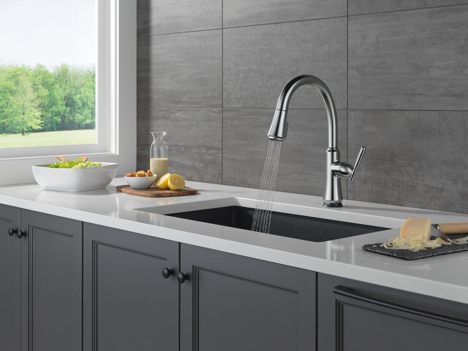 Delta Coranto: Touch2O Kitchen Faucet with Touchless Technology