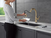 Delta Coranto: Touch2O Kitchen Faucet with Touchless Technology
