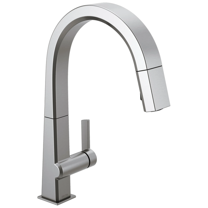 Delta Pivotal: Single Handle Pull Down Kitchen Faucet