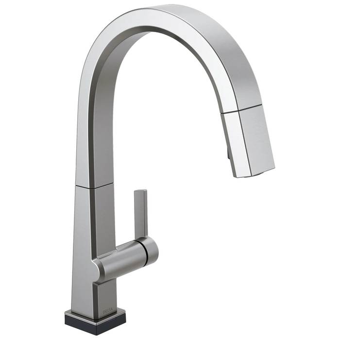 Delta Pivotal: Single Handle Pull Down Kitchen Faucet with Touch2O Technology