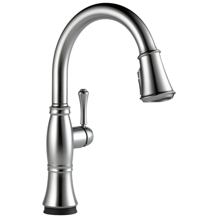 Delta Cassidy™: Single Handle Pull-Down Kitchen Faucet with Touch<sub>2</sub>O and ShieldSpray Technologies
