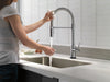 Delta Trinsic:9659T Single-Handle Pull-Down Spring Kitchen Faucet with Touch<sub>2</sub>O Technology