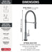 Delta Trinsic 9659TL TouchTouch 2O Technology Kitchen Faucet with Touchless Technology