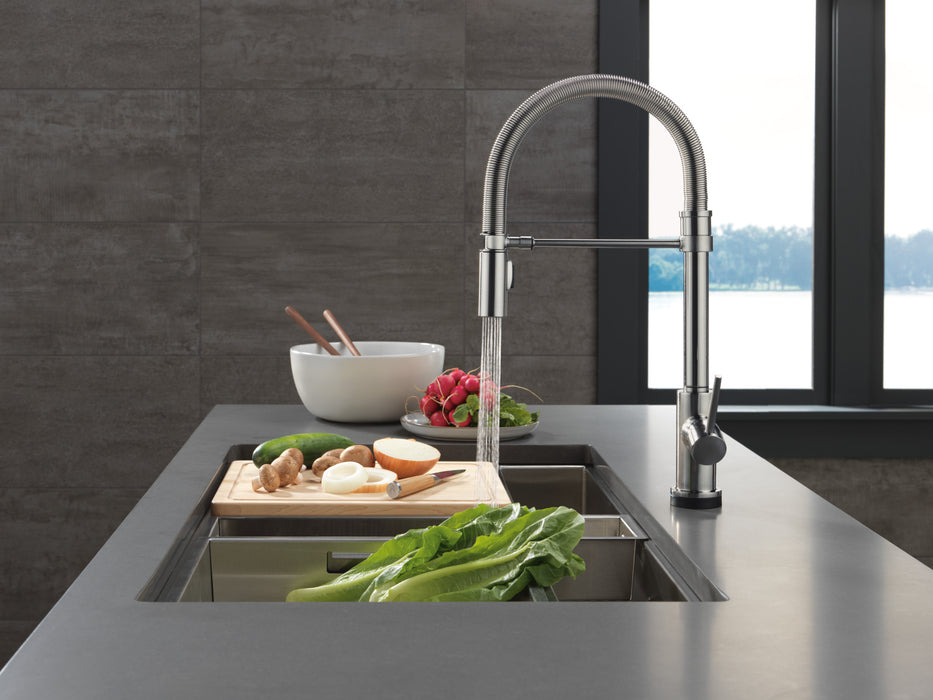 Delta Trinsic 9659TL TouchTouch 2O Technology Kitchen Faucet with Touchless Technology