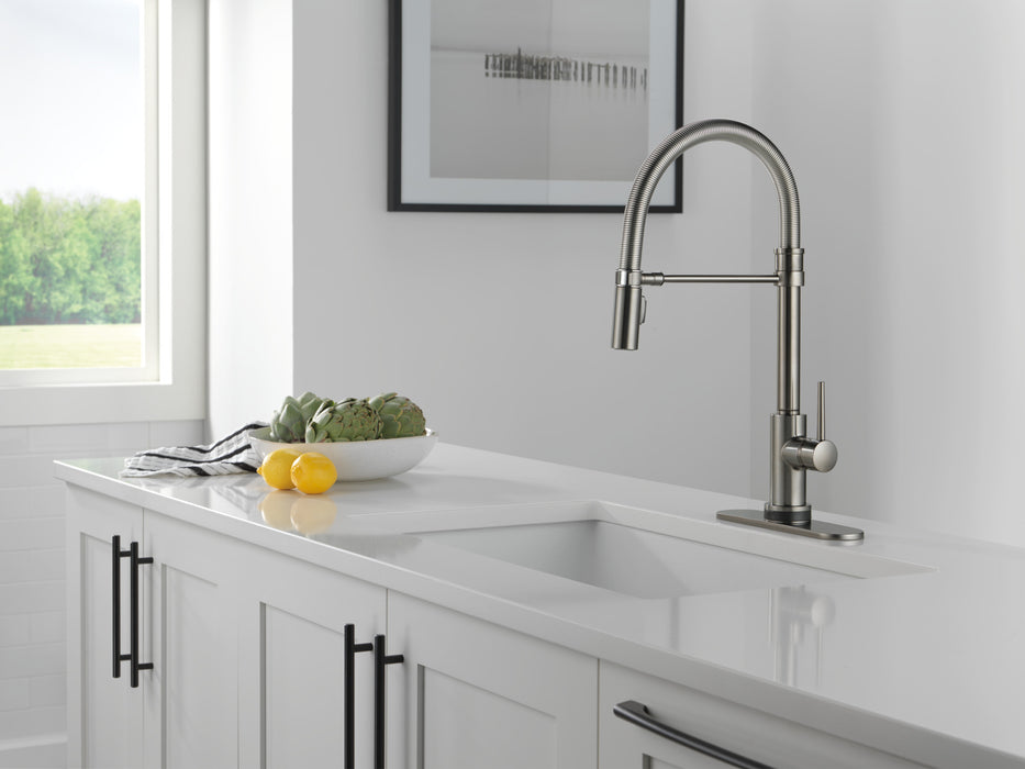 Delta Trinsic 9659TL TouchTouch 2O Technology Kitchen Faucet with Touchless Technology