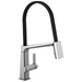 Delta Pivotal: Single Handle Exposed Hose Kitchen Faucet