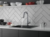 Delta Essa 9913T Single Handle Pull-Down Bar / Prep Faucet with TouchTouch 2O Technology