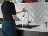 Delta Essa 9913T Single Handle Pull-Down Bar / Prep Faucet with TouchTouch 2O Technology