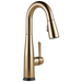 Delta Essa 9913T Single Handle Pull-Down Bar / Prep Faucet with TouchTouch 2O Technology