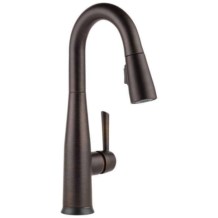 Delta Essa 9913T Single Handle Pull-Down Bar / Prep Faucet with TouchTouch 2O Technology