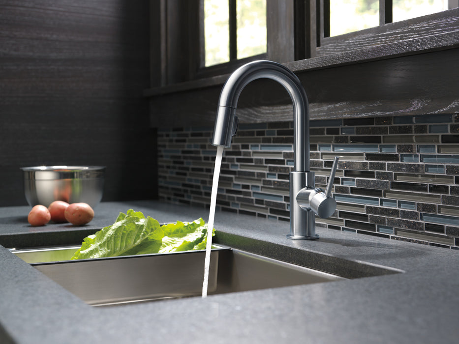 Delta Trinsic 9959 Single Handle Pull-Down Bar / Prep Faucet