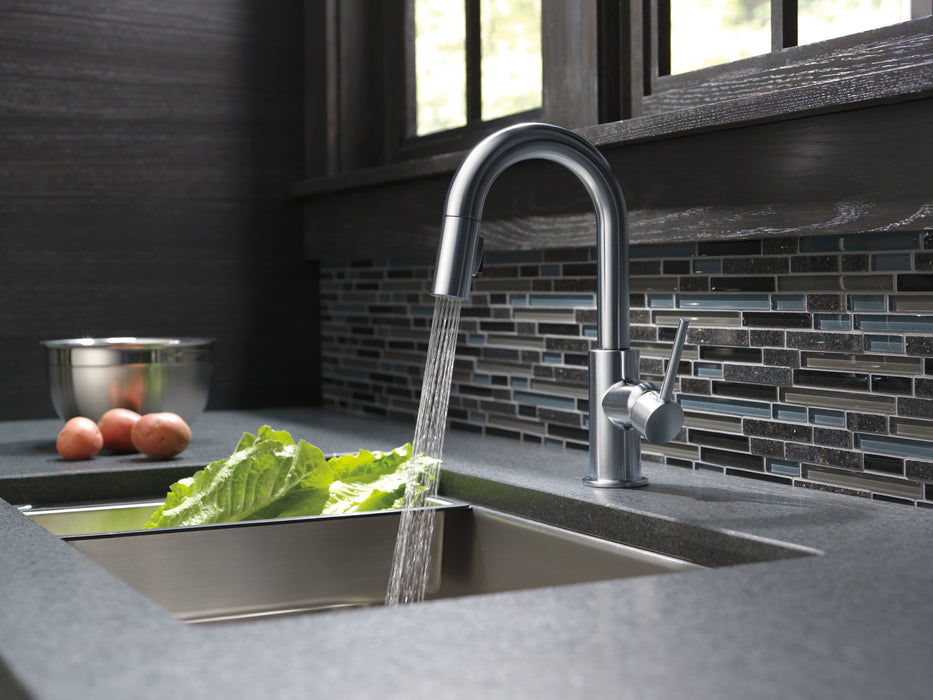 Delta Trinsic 9959 Single Handle Pull-Down Bar / Prep Faucet