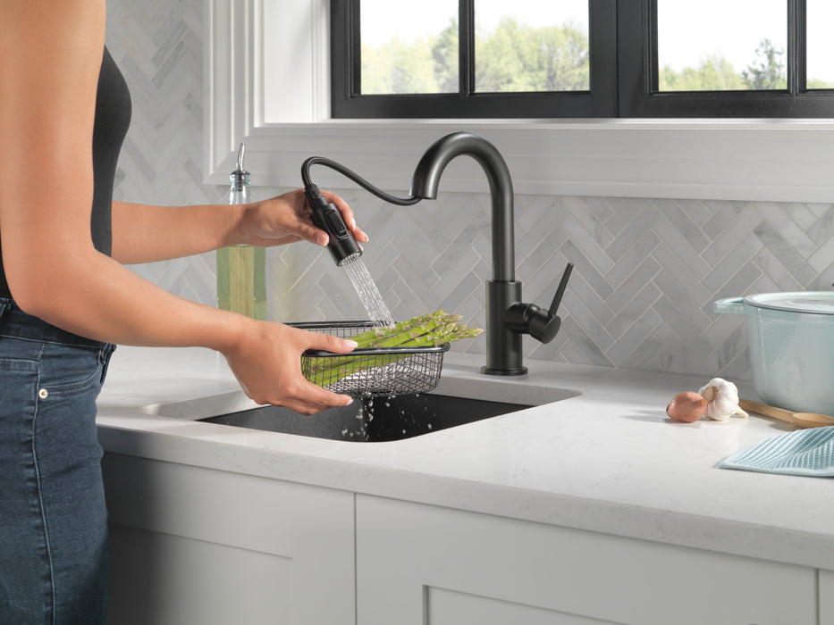 Delta Trinsic 9959 Single Handle Pull-Down Bar / Prep Faucet
