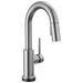 Delta Trinsic:9959T Single Handle Pull-Down Bar / Prep Faucet with Touch<sub>2</sub>O Technology