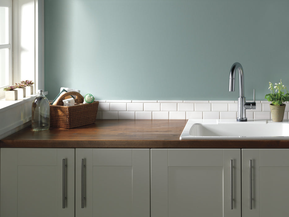 Delta Trinsic:9959T Single Handle Pull-Down Bar / Prep Faucet with Touch<sub>2</sub>O Technology