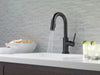 Delta Trinsic:9959T Single Handle Pull-Down Bar / Prep Faucet with Touch<sub>2</sub>O Technology