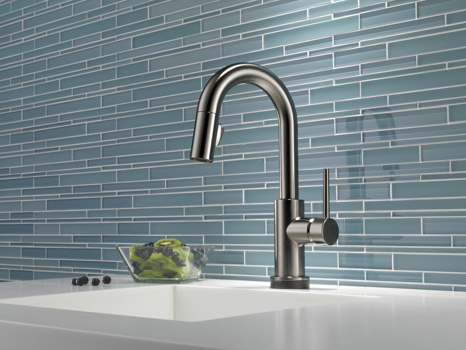 Delta 9959T-KS-DST Trinsic Single Handle Pull-Down Bar Faucet