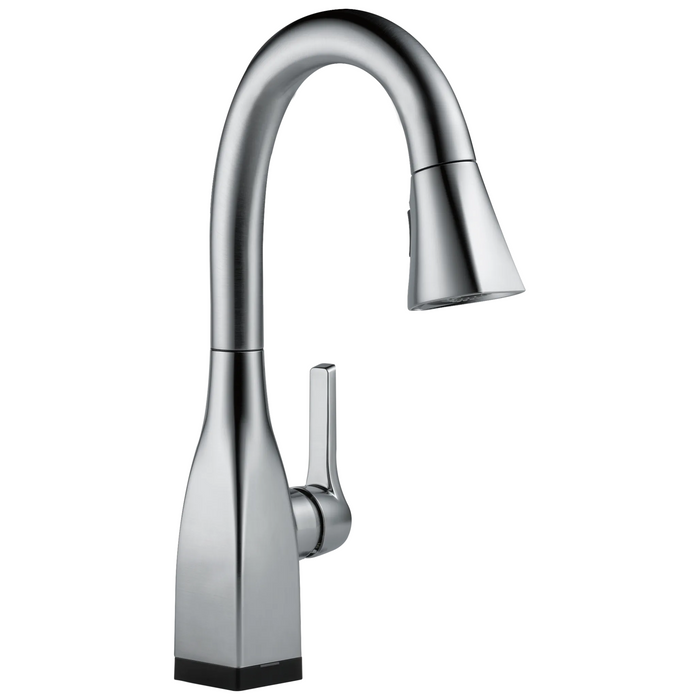 Delta Mateo: Single Handle Pull-Down Bar / Prep Faucet with Touch<sub>2</sub>O Technology