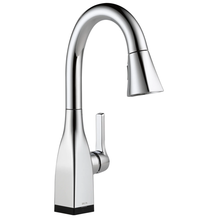 Delta Mateo: Single Handle Pull-Down Bar / Prep Faucet with Touch<sub>2</sub>O Technology