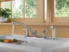 Delta Foundations:B2410LF Two Handle Kitchen Faucet with Spray