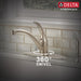 Delta Foundations B4410LF Single Handle Kitchen Faucet with Spray, Stainless