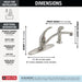 Delta Foundations B4410LF Single Handle Kitchen Faucet with Spray, Stainless